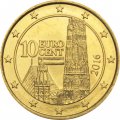 Австрия 10 евроцентов 2016 год - Собор Святого Стефана