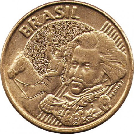 Бразилия 10 сентаво 2005 год - Педру I