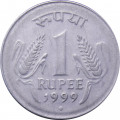 Индия 1 рупия 1999 год (Ноида)