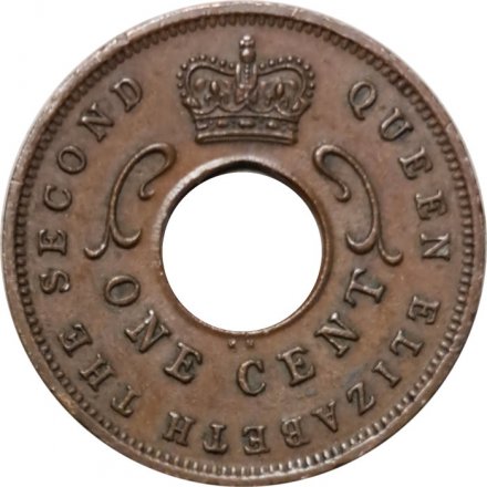 Восточная Африка 1 цент 1959 год - Отметка МД: &quot;KN&quot;