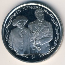 Виргинские острова 1 доллар 2002 год