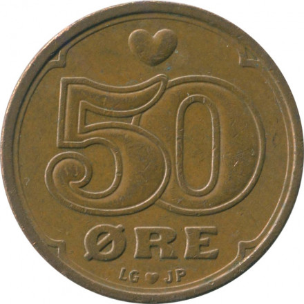 Дания 50 эре 1994 год