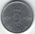 Финляндия 5 пенни 1981 год
