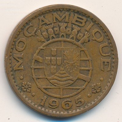 Мозамбик 1 эскудо 1965 год