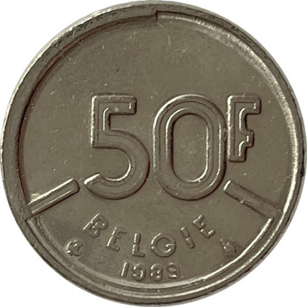 Бельгия 50 франков 1989 год BELGIE