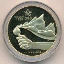 Канада 100 долларов 1987 год