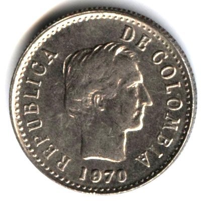 Колумбия 20 сентаво 1970 год - Сантандер