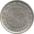 Веймарская республика 50 рейхспфеннигов 1935 год (A)