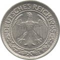 Веймарская республика 50 рейхспфеннигов 1935 год (A)