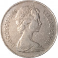 Великобритания 10 новых пенсов 1969 год - Коронованный лев