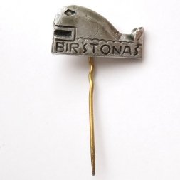 Значок-иголка Литва. BIRSTONAS. Бирштонас. Кит