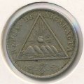 Никарагуа 5 сентаво 1899 год