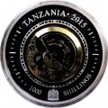 Набор из 2 монет Танзания 1000 шиллингов 2015 год - Эволюция времени