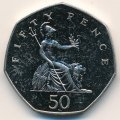 Великобритания 50 пенсов 1988 год