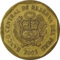 Перу 10 сентимо 2003 год