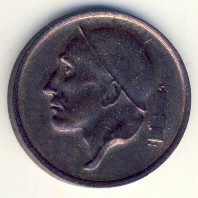 Бельгия 50 сантимов 1978 год BELGIQUE