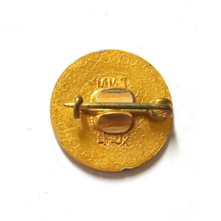 Значок В.И. Ленин. Серия &quot;Портреты&quot;, круглый, красный, ММД