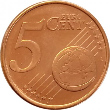 Словения 5 евроцентов 2007 год