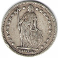Швейцария 1 франк 1916 год