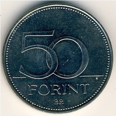 Венгрия 50 форинтов 2006 год - 125 лет со дня основания Венгерского Красного Креста