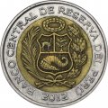 Перу 2 новых соля 2012 год
