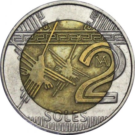 Перу 2 новых соля 2012 год