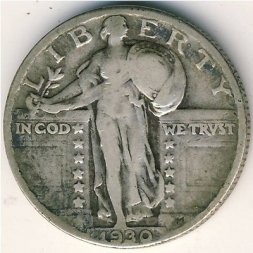 США 25 центов (1/4 доллара) 1930 год