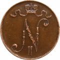 Финляндия 5 пенни 1915 год - XF