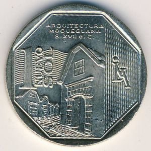 Перу 1 новый соль 2015 год - Мокегуанская архитектура