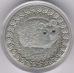 Беларусь 20 рублей 2009 год - Знаки зодиака. Овен