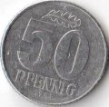 ГДР 50 пфеннигов 1987 год - Герб (A)