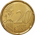 Эстония 20 евроцентов 2017 год UNC