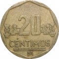 Перу 20 сентимо 2013 год