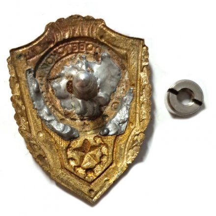 Знак &quot;Отличник Советской Армии&quot; тяжелый (красный)