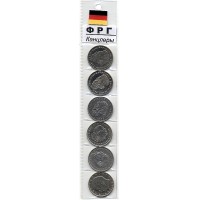 Набор из 6 монет - Германия - ФРГ - Канцлеры