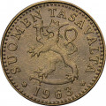 Финляндия 20 пенни 1963 год