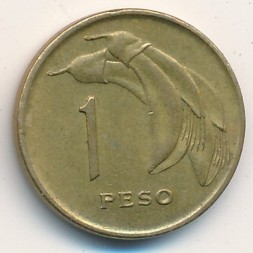 Монета Уругвай 1 песо 1969 год