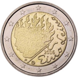 Финляндия 2 евро 2016 год - Эйно Лейно