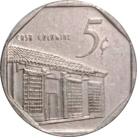 Куба 5 сентаво 1996 год