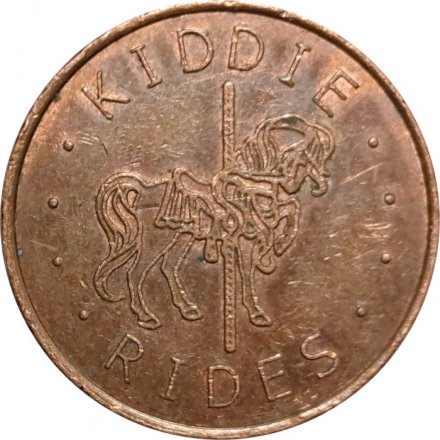 Жетон Италия. Tecnotron Dedem. Kiddie Rides. Детские аттракционы