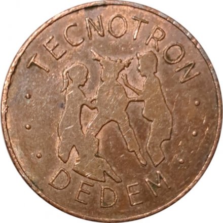 Жетон Италия. Tecnotron Dedem. Kiddie Rides. Детские аттракционы