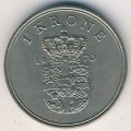 Дания 1 крона 1970 год