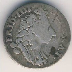 Дания 8 скиллингов 1711 год