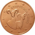 Кипр 5 евроцентов 2014 год - Муфлоны UNC