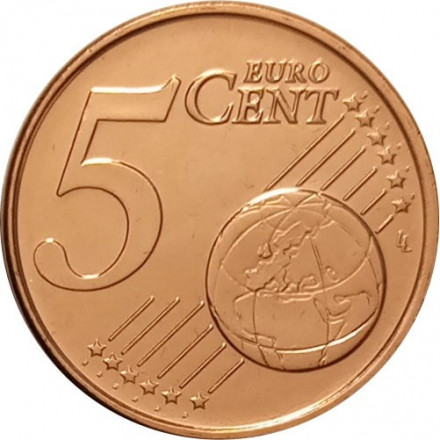 Кипр 5 евроцентов 2014 год - Муфлоны UNC