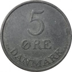 Дания 5 эре 1959 год