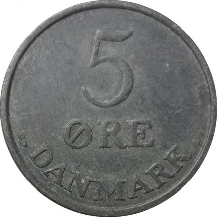 Дания 5 эре 1959 год