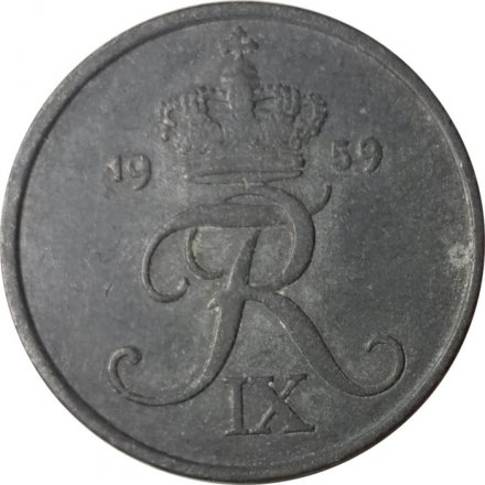 Дания 5 эре 1959 год