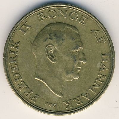 Дания 1 крона 1954 год