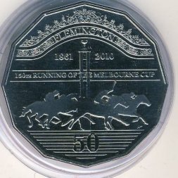 Австралия 50 центов 2010 год